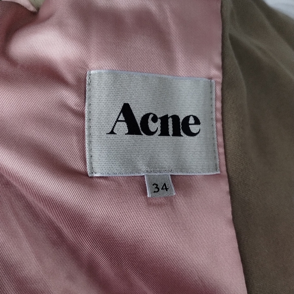 Acne Shearling Cotton Jacket XS - Picture 4 of 9